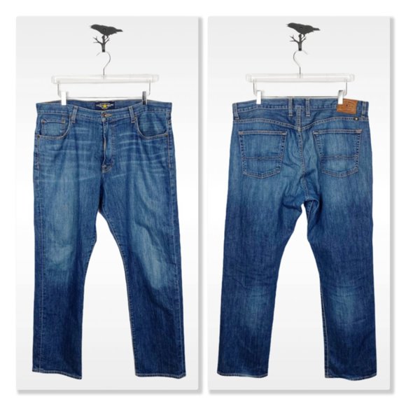 Lucky Brand 481 Relaxed Straight Jeans | 38x32 - Picture 2 of 10